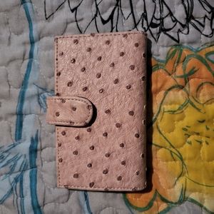 Pink Speckled Wallet